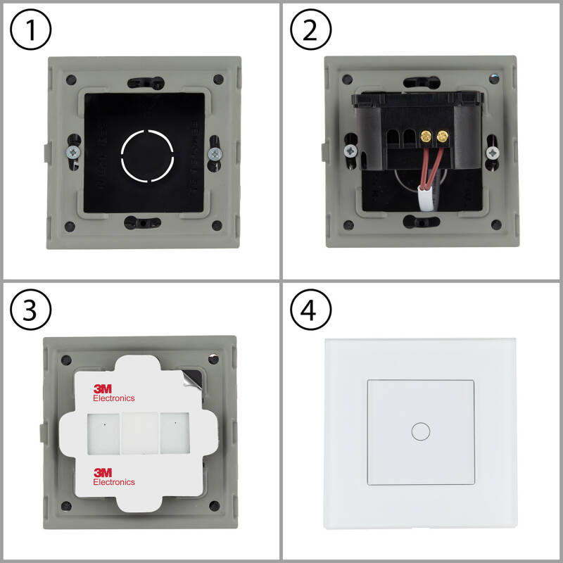 Interruptor Wifi Táctil Duplo Modern