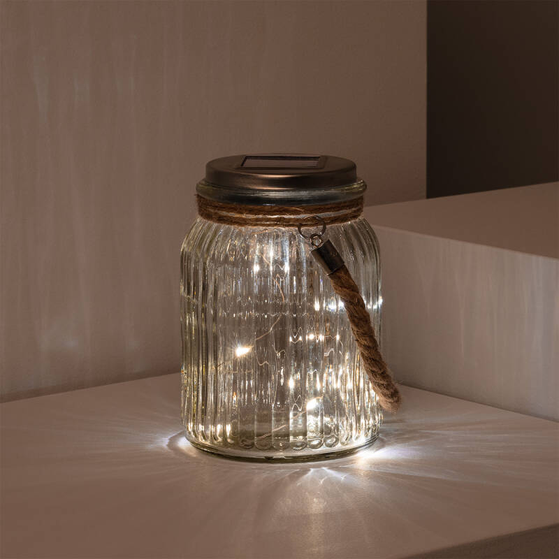 Jarro de Vidro LED Solar Winy