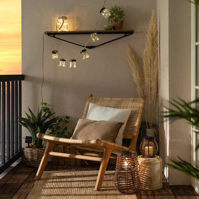 Jarro de Vidro LED Solar Winy