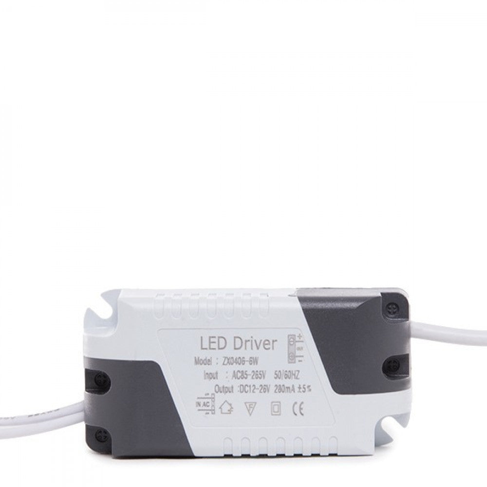 Placa LED 6W 600Lm 6000ºK Circular 40.000H