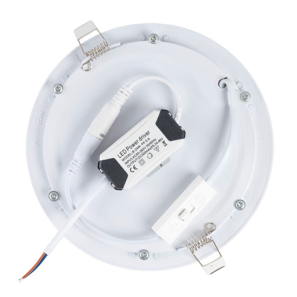 Placa de LED 12W 860Lm CCT (Cúpula Regulável) 3000-6000ºK Circular 40.000H