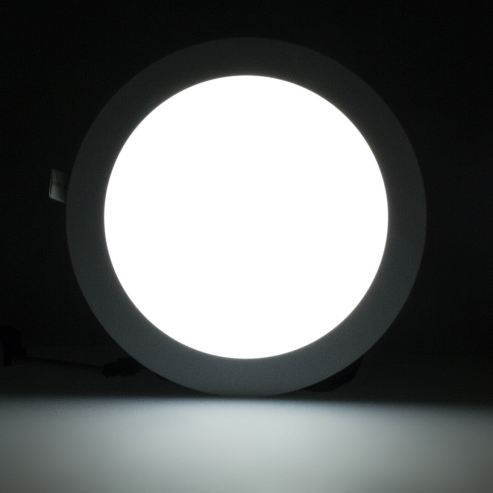Placa de LED 12W 860Lm CCT (Cúpula Regulável) 3000-6000ºK Circular 40.000H