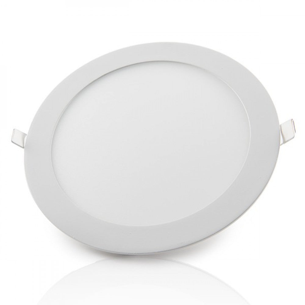 Pacote de 2 painéis LED 18W 1800Lm 6000ºK Circular 40.000H
