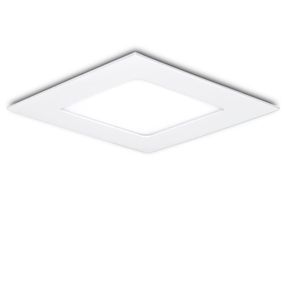 Painel LED 6W 600Lm 6000ºK Quadrado 40.000H