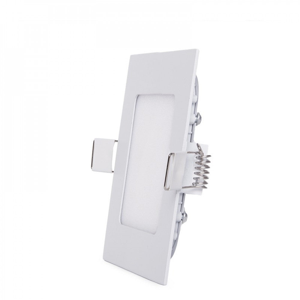 Painel LED 6W 600Lm 6000ºK Quadrado 40.000H