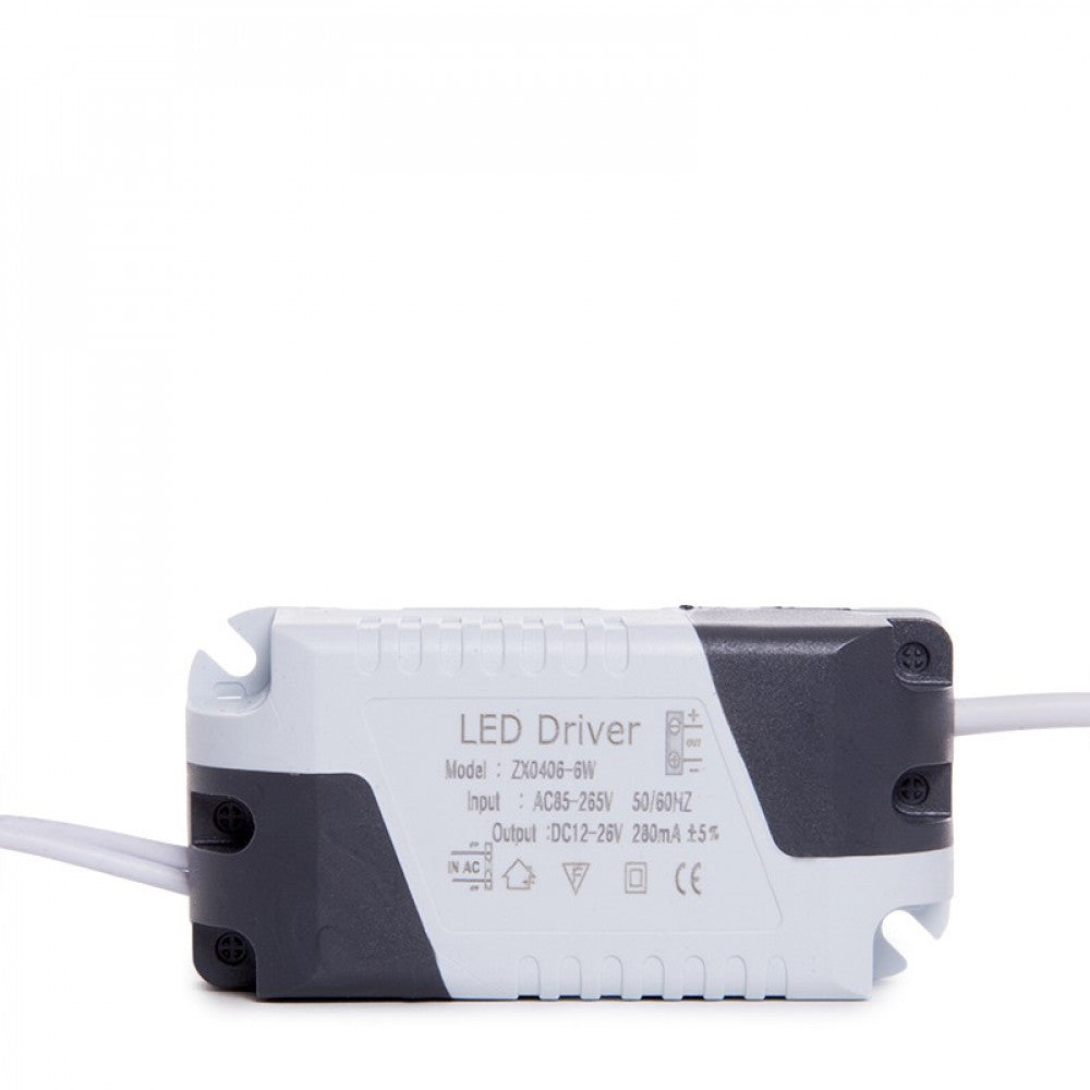 Painel LED 6W 600Lm 6000ºK Quadrado 40.000H