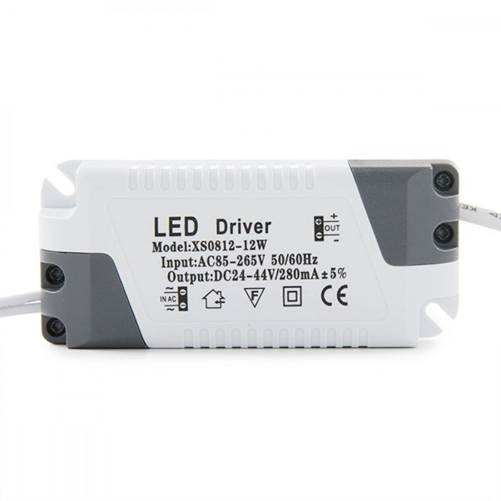 Painel LED 12W 1200Lm 6000ºK Quadrado 40.000H
