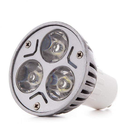 Lâmpada LED GU10 3W 300Lm 6000ºK 40.000H