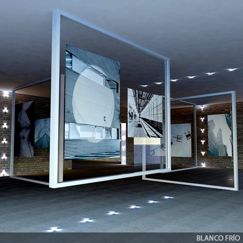 Foco Downlight LED Embutido 2W 180Lm 6000ºK "Vivian" Circular 40.000H
