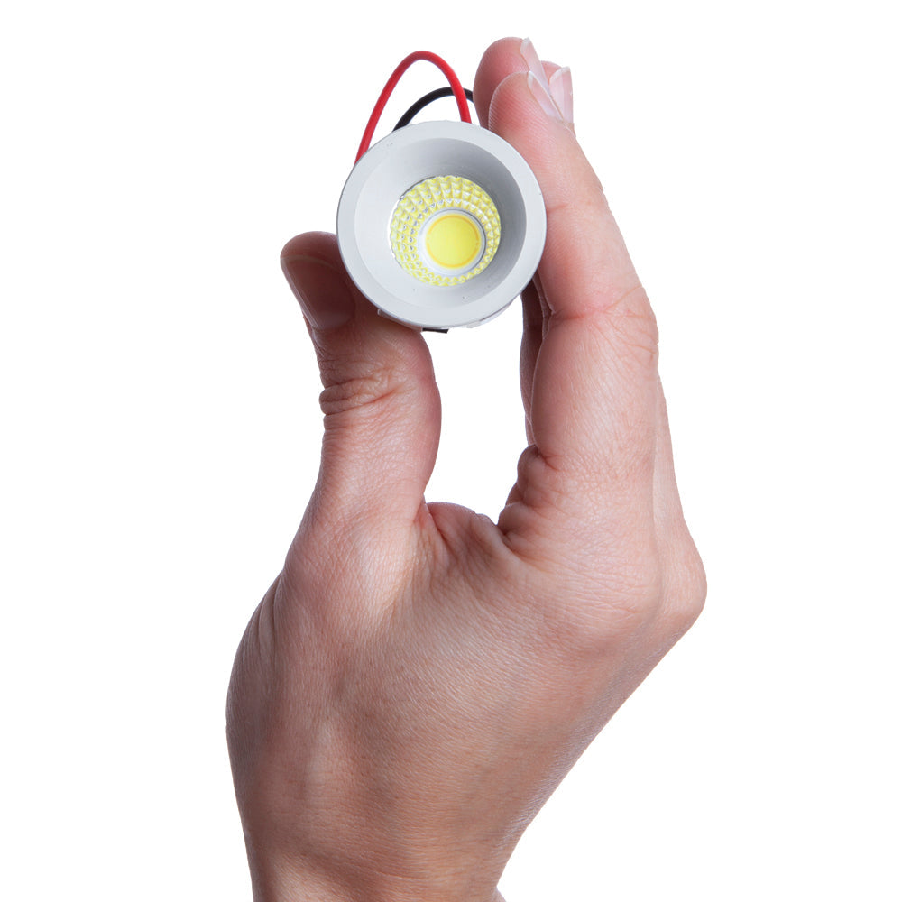 Luz Embutida LED 2W 180Lm 6000ºK "Angela" Circular Ø36Mm 40.000H