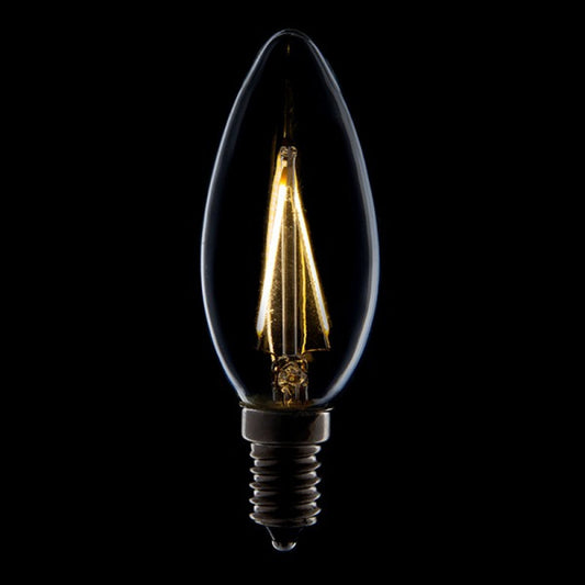 Lâmpada LED E14 4W 144Lm 2000ºK Filamento 40.000H