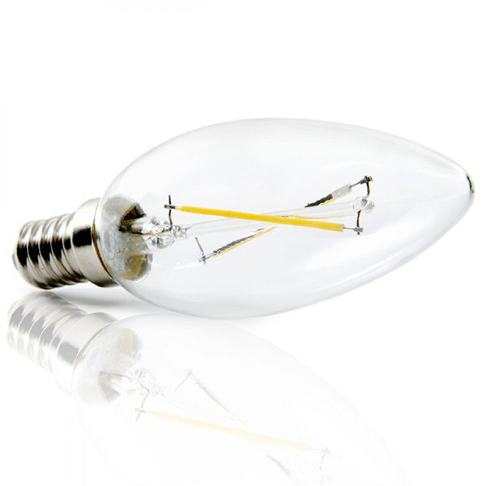 Lâmpada LED E14 4W 144Lm 2000ºK Filamento 40.000H