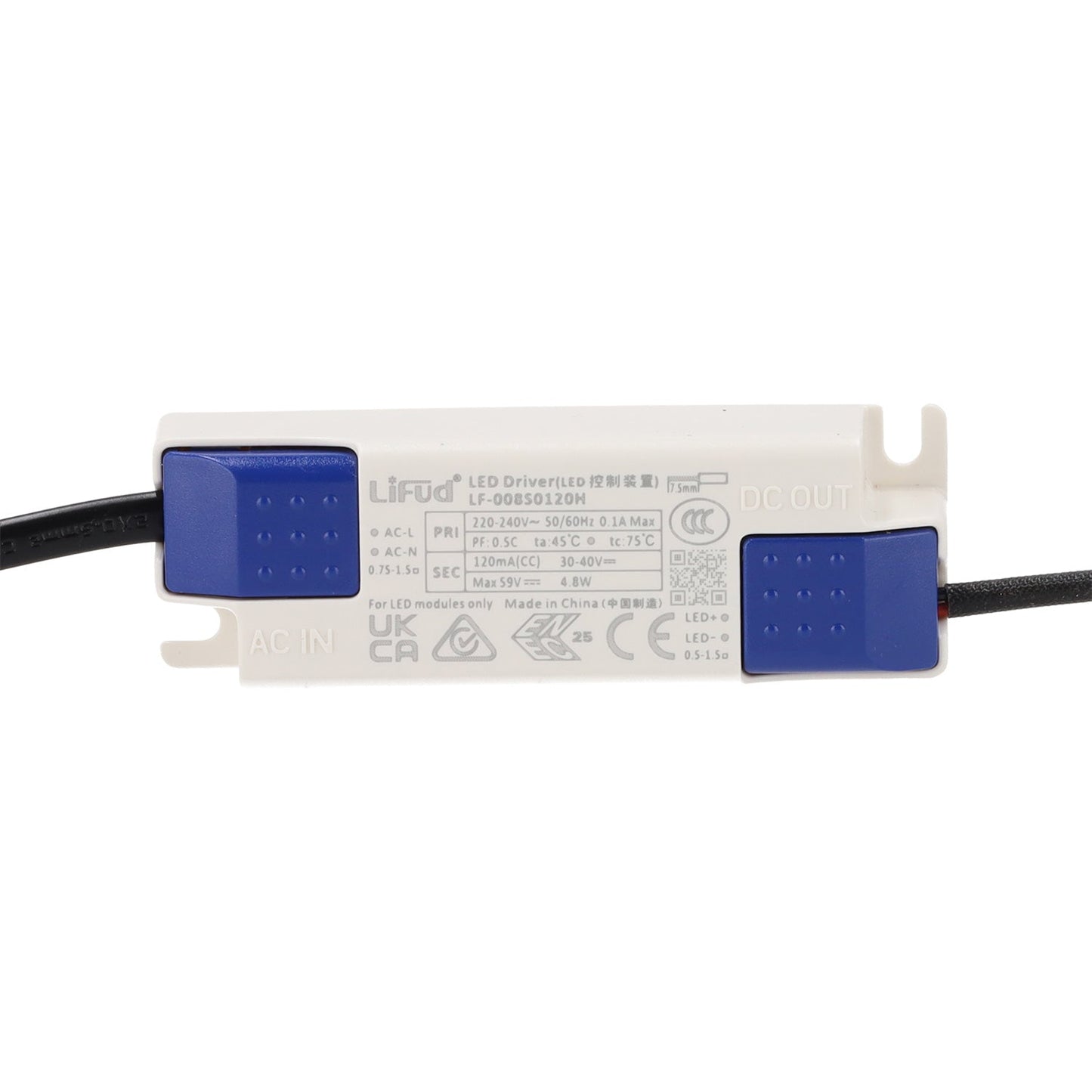 Refletor de teto LED COB embutido - 5W - Ajustável - Baixo UGR - Ø50mm