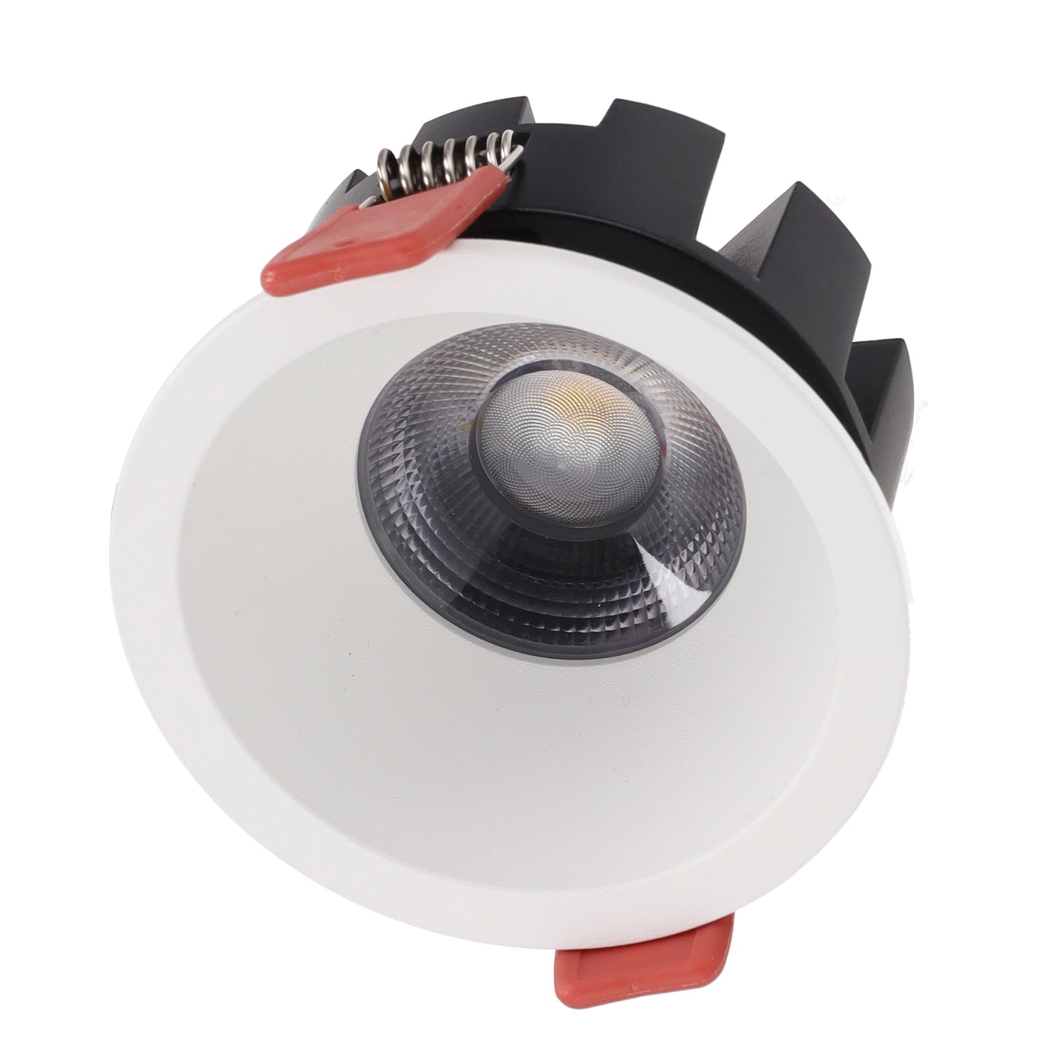 Luminária de embutir LED CCT 8W com chip OSRAM e recorte de Ø 75mm