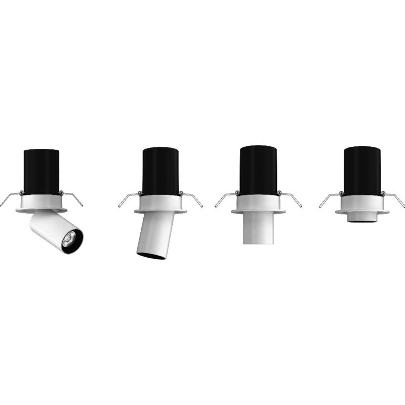 Downlight LED Ajustável 10W CRI>90 90LM/W 4000ºK Driver Lifud 50.000H Branco Natural