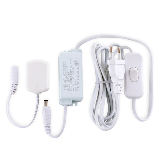 Driver Mini LED 220Vac/12Vdc 15W Caixa de Distribuição 6 Caminho