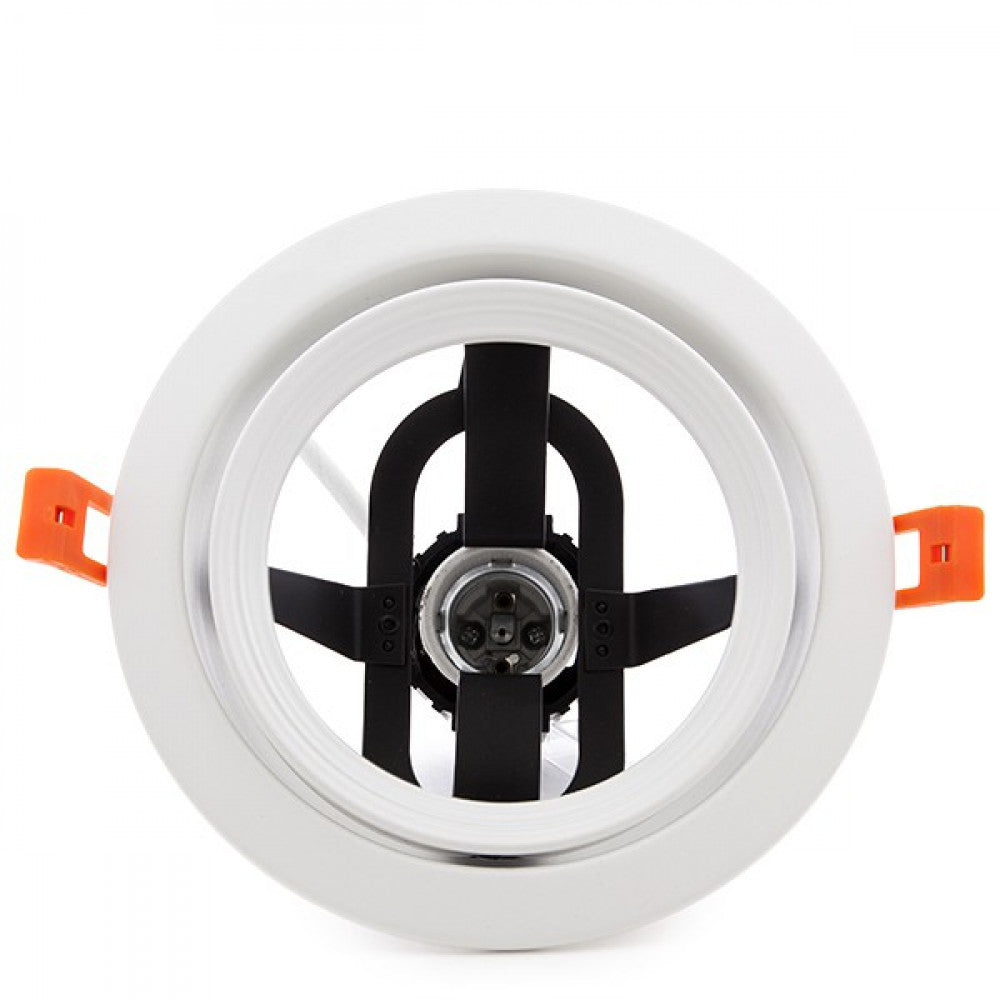 Anel Downlight Par 30 E27 (Sem Lâmpada) Branco
