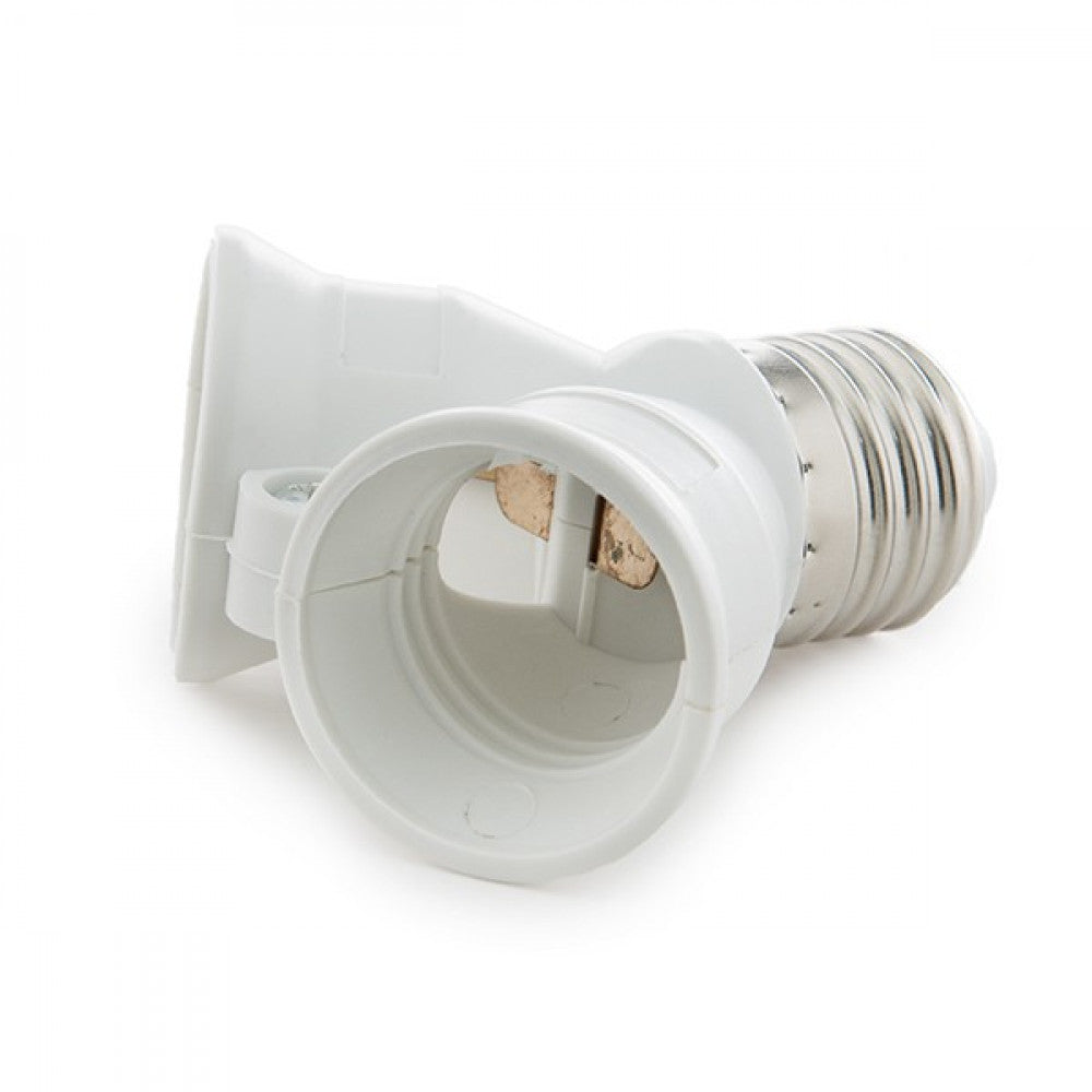 Adaptador E27 / 2 X E27