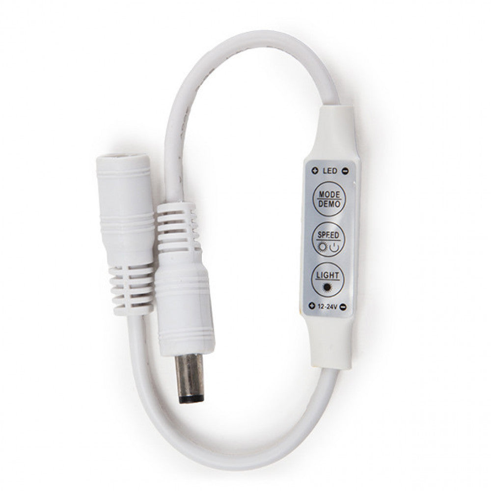 Controlador-Dimmer Mini Tira LED Led Cor Única 12-24Vdc ► 144W