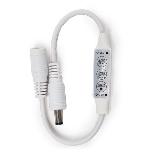 Controlador-Dimmer Mini Tira LED Led Cor Única 12-24Vdc ► 144W