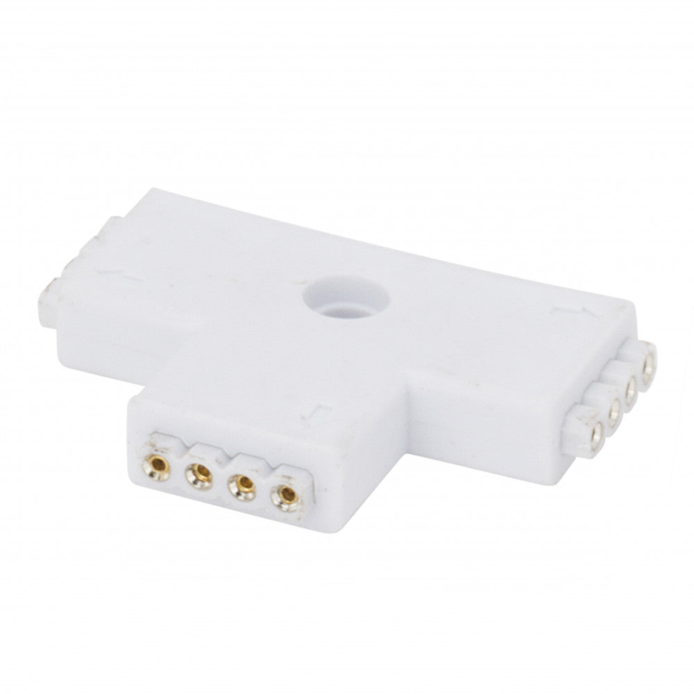 Conector Rápido T Fêmea Tira LED Led 12/24Vdc Rgb