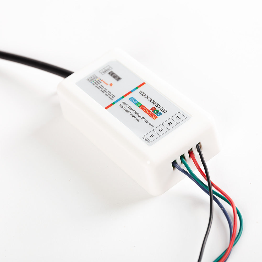 Controlador Tátil Tira LED Led Rgb 12/24Vdc 216/432W 50M