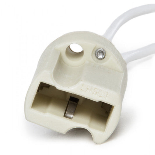 Suporte de Lâmpada Cerâmica G9 Cabo 160Mm 180ºc