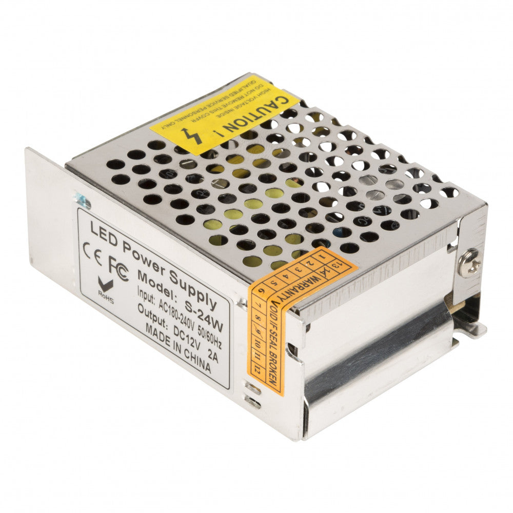 Transformador LED 12VDC 24W/2A IP20
