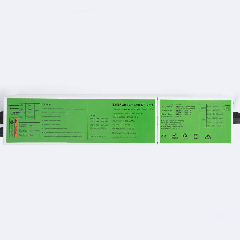 Kit de Emergência para Campânula Linear LED 0-10V