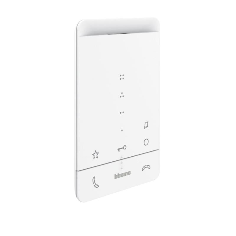 Kit Porteiro 1 Moradia 2 Fios com Placa LINEA 3000 e Telefone viva-voz CLASSE 100 BTICINO 364232