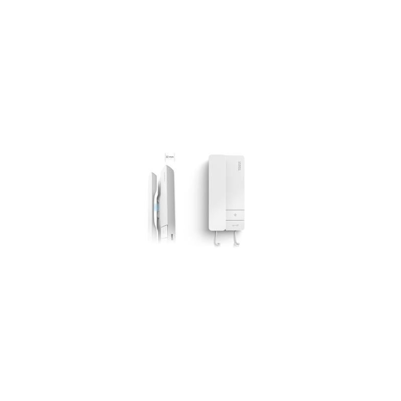 Kit Porteiro 2 Moradia 2 Fios com Placa SFERA NEW e 2 Telefones Série 8 TEGUI 378152