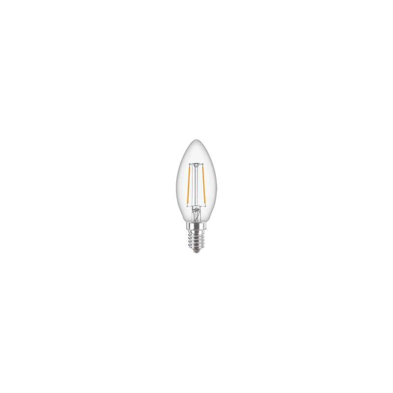 Lâmpada Filamento LED E14 2W 250 lm B35 PHILIPS CandleND