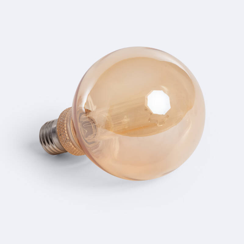 Lâmpada Filamento LED E27 3.5W 110 lm G95 Gold