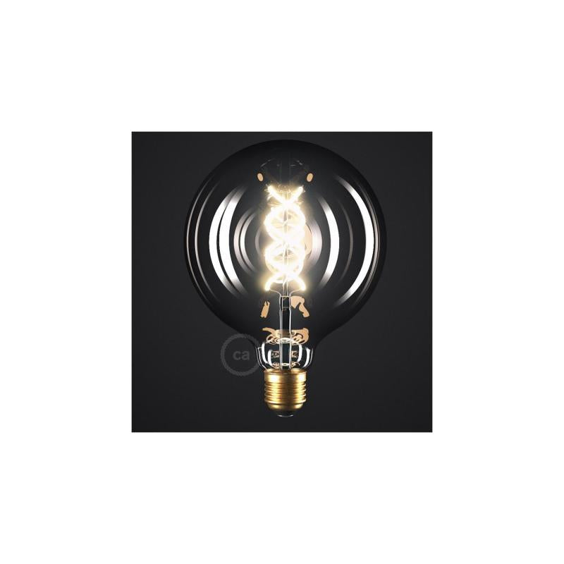 Lâmpada Filamento LED E27 5W 150 lm G125 Regulável Smoky Creative-Cables DL700179