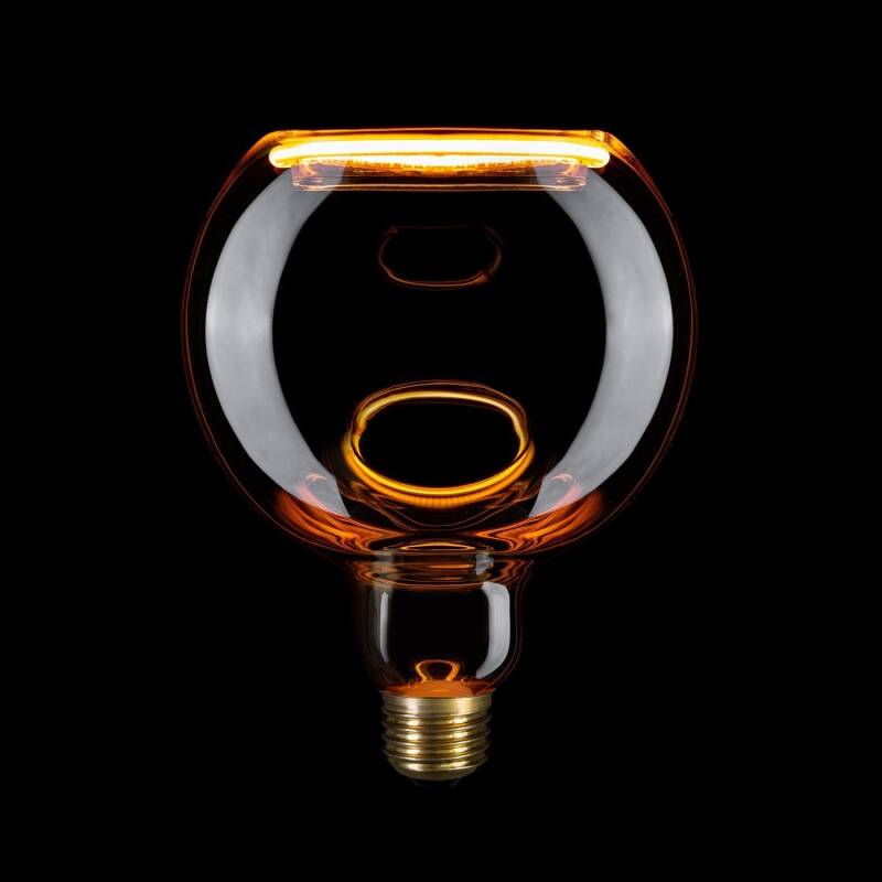 Lâmpada Filamento LED E27 6W 220lm G125 Globo Smoky Creative-Cables SEG55056