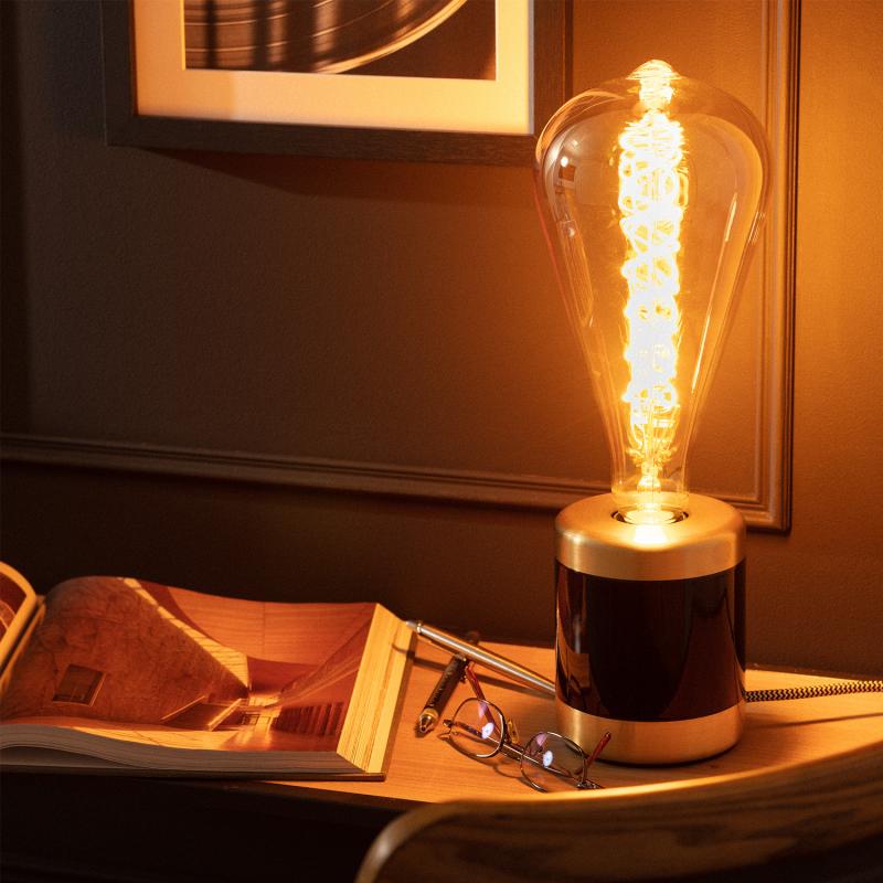 Lâmpada Filamento LED E27 8W 800 lm ST115 Ámbar