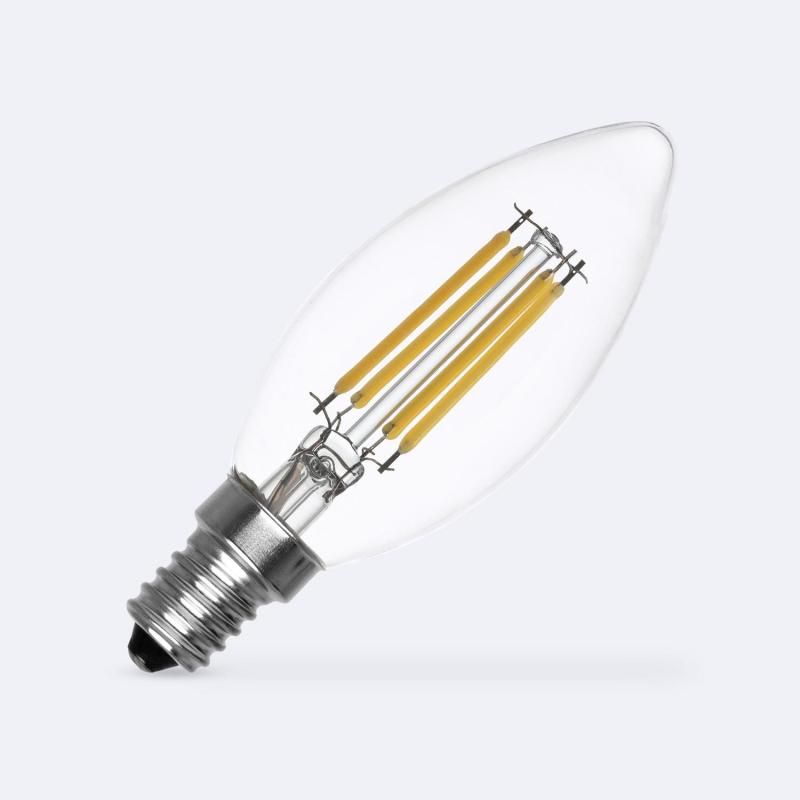 Lâmpada FilamentoLED E14 4W 470 lm C35 Vela