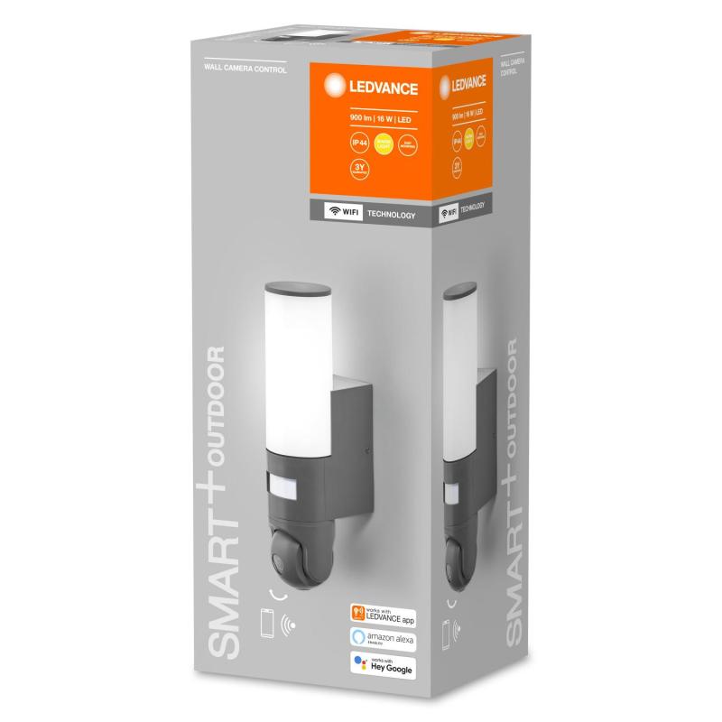 Lâmpada LED 16W 60 lm/W com Câmera e Sensor Smart+ WiFi IP44 LEDVANCE 4058075564602