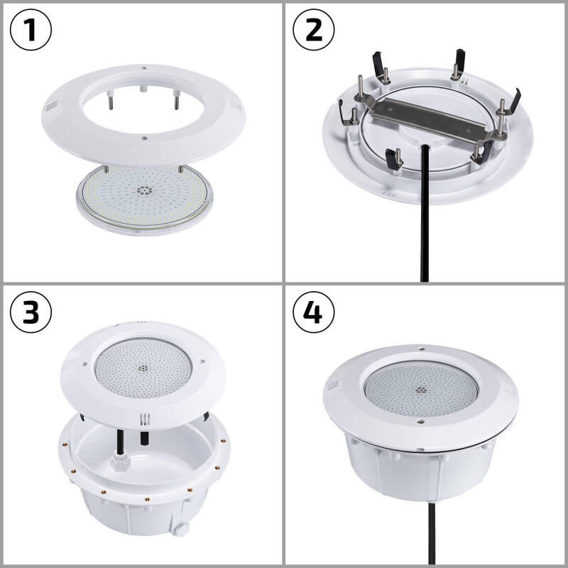 Lâmpada LED Submersível para Piscina Slim 12 V CA/CC 20 W IP68 PAR56 XtraPool