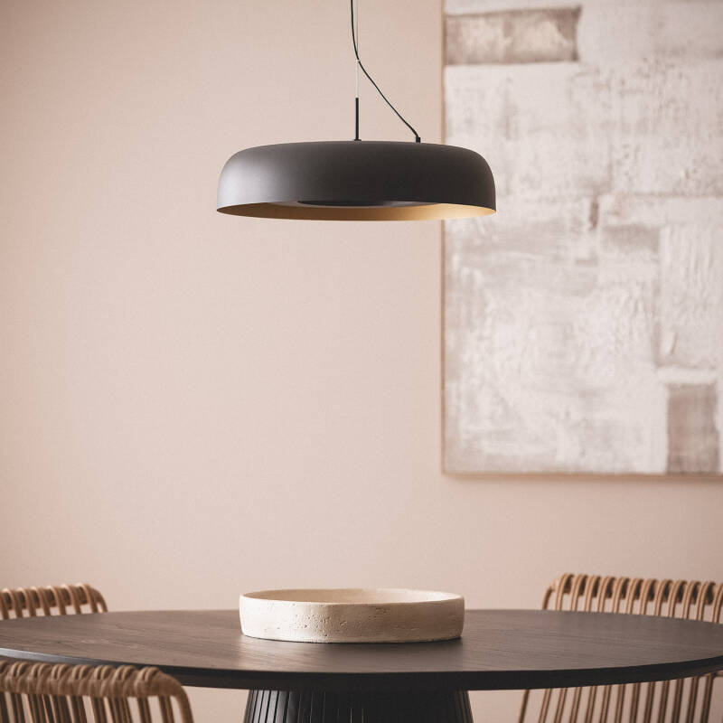 Candeeiro suspenso LED 18W Aço Cancot
