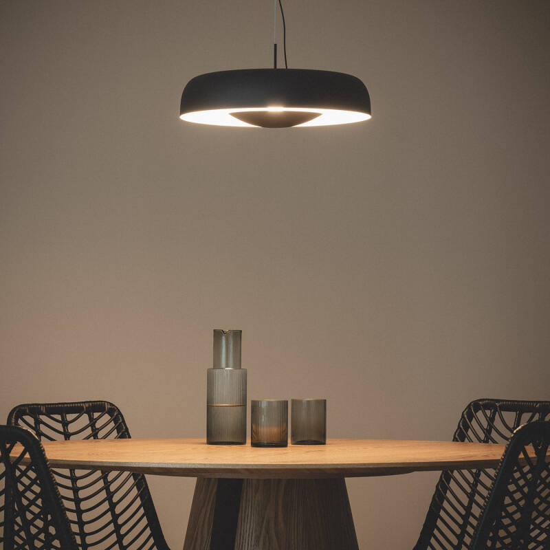 Candeeiro suspenso LED 20W Aço Duval