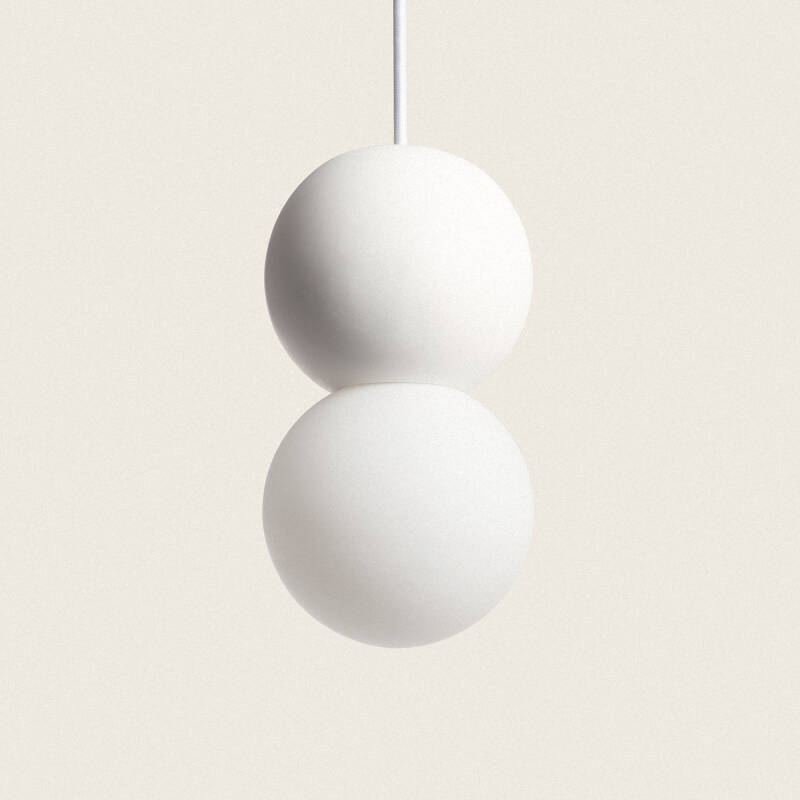 Candeeiro Suspenso de Gesso Pearl Vulni