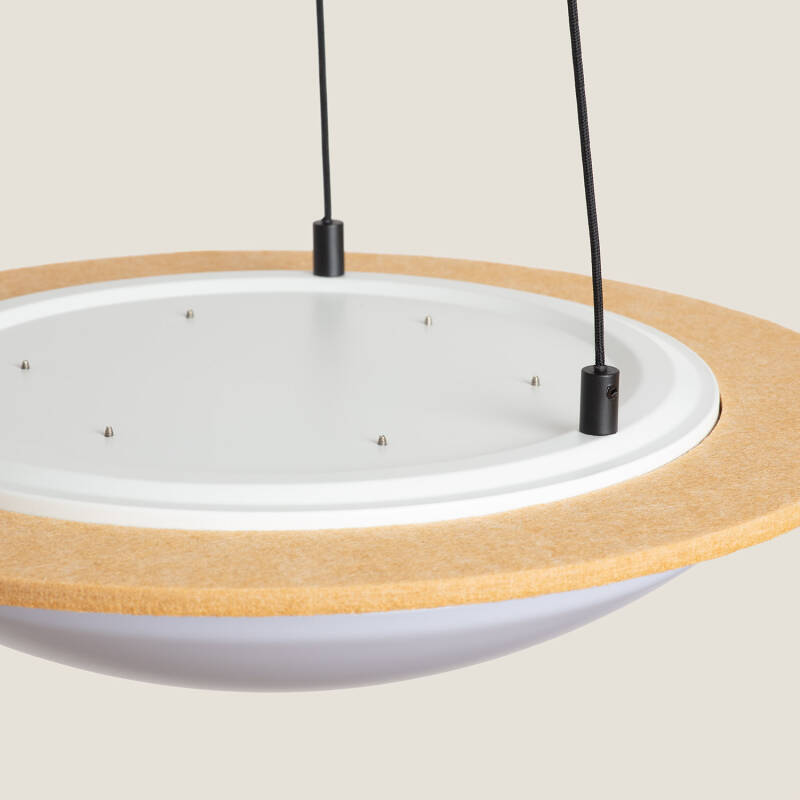 Candeeiro Suspenso LED 18W Fieltro CCT Seleccionável Lezhan