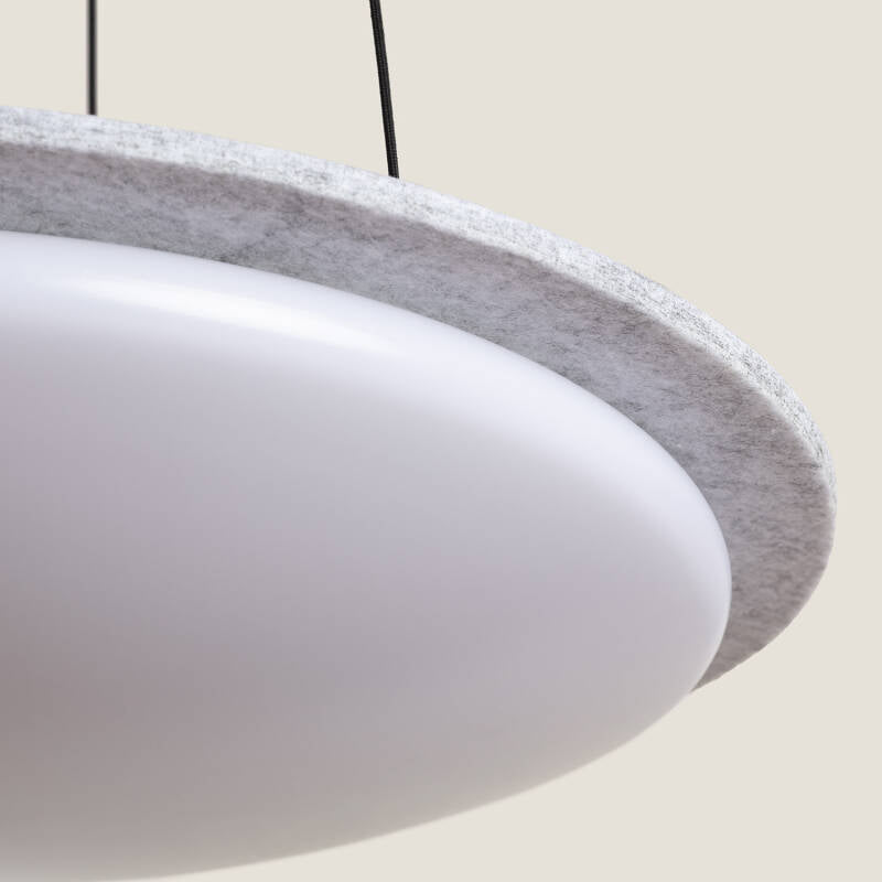 Candeeiro Suspenso LED 24W Fieltro CCT Seleccionável Lezhan