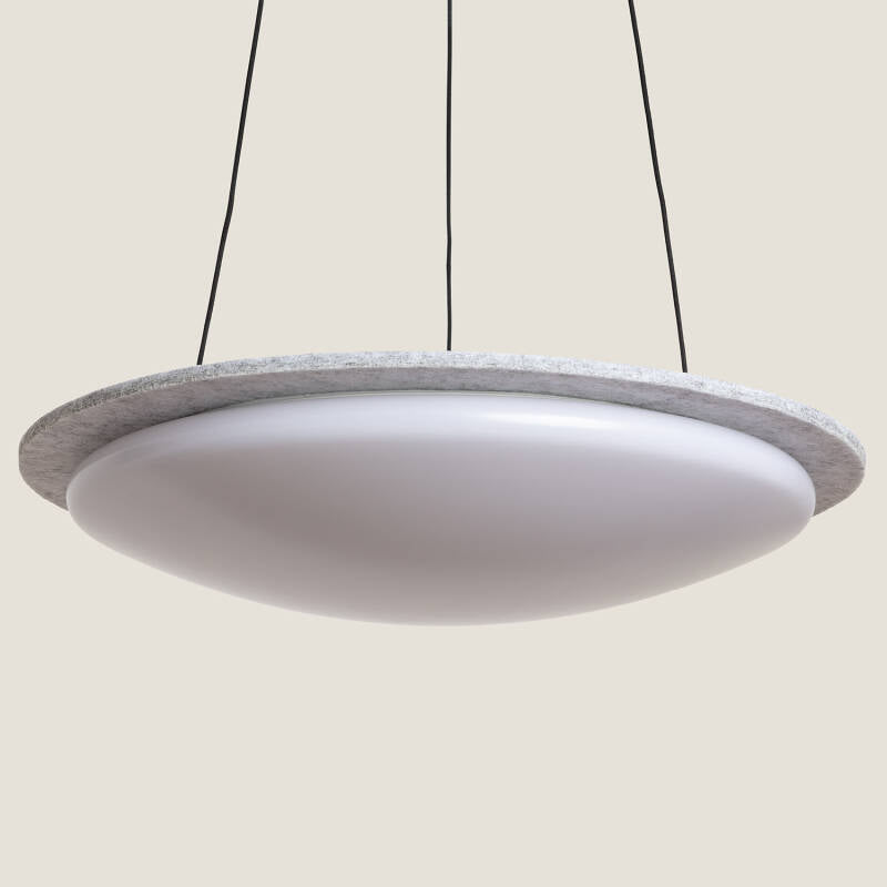 Candeeiro Suspenso LED 24W Fieltro CCT Seleccionável Lezhan