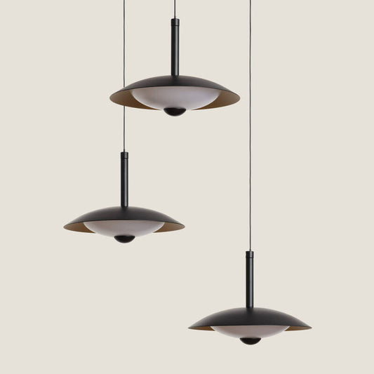 Candeeiro Suspenso LED 24W Metal CCT Seleccionável Shirak 3 Focos