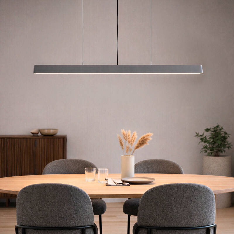 Candeeiro Suspenso LED 24W Gesso CCT Seleccionável Kirnber