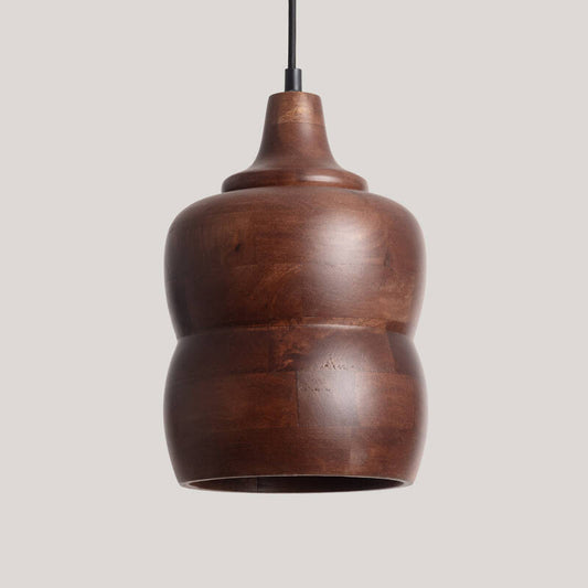 Candeeiro Suspenso Madeira Kanan II