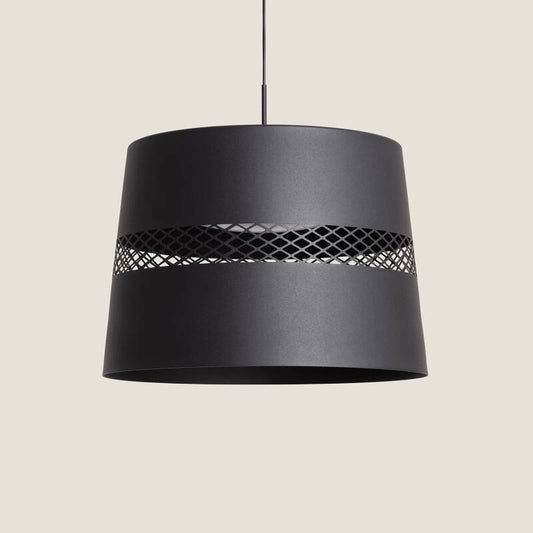 Candeeiro Suspenso LED 28 W em Aço Saska