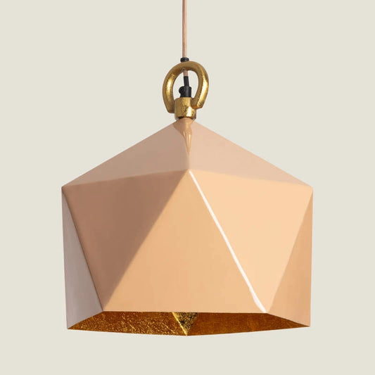 Candeeiro Suspenso Metal Gold Elia
